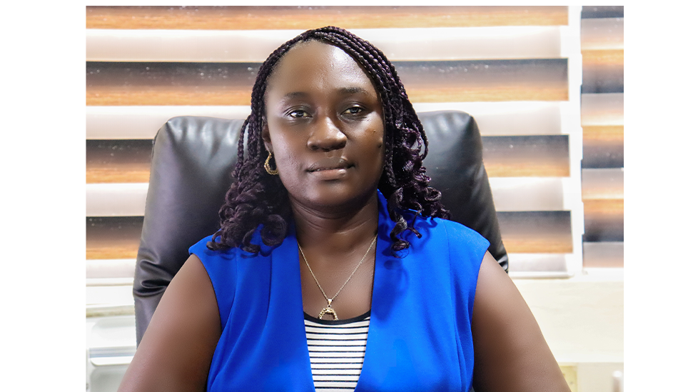 Mrs. Thelma Ohene-Asiamah speaking during the meeting Mrs. Thelma Ohene-Asiamah speaking during the meeting